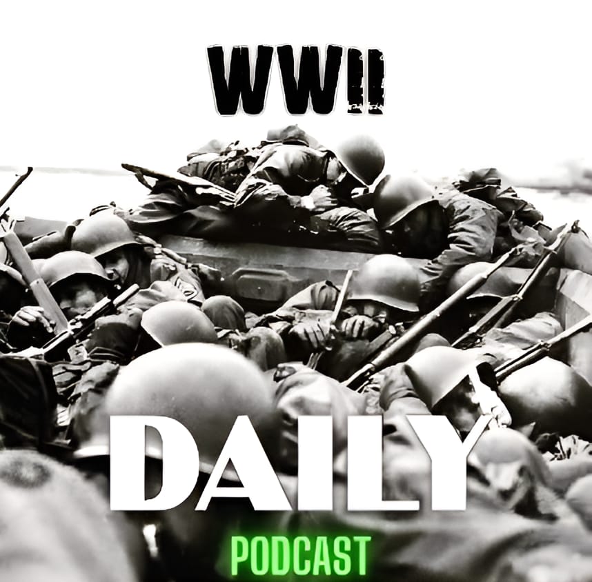 WWII Daily Podcast cover art soldiers during World War II